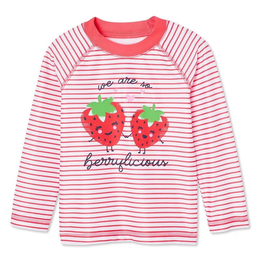 George Berrylicious Kids Swim Top - Pink, 2T